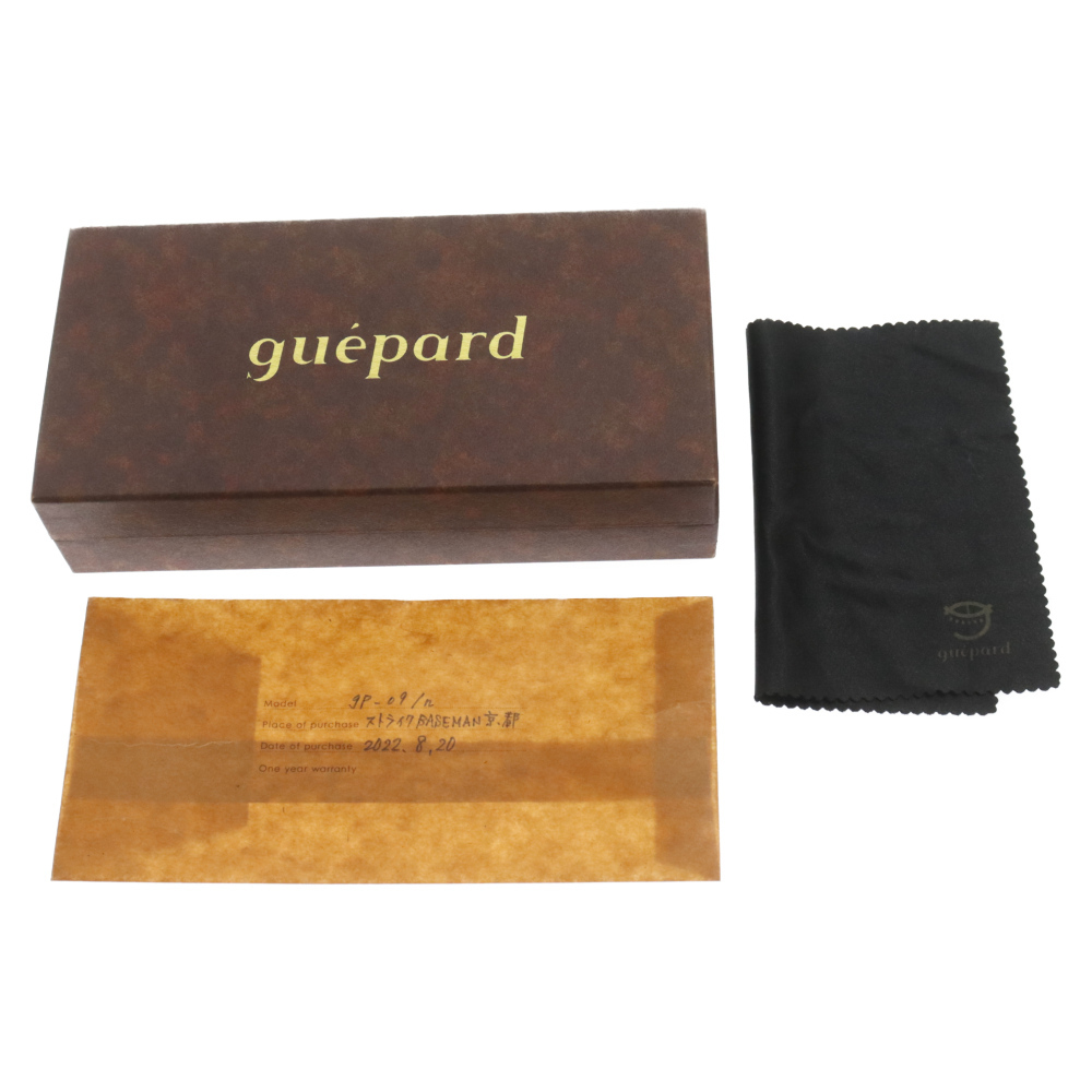 guepard ギュパール gP-09/n Noir ボストン型 フレームメガネ ブラック_画像6