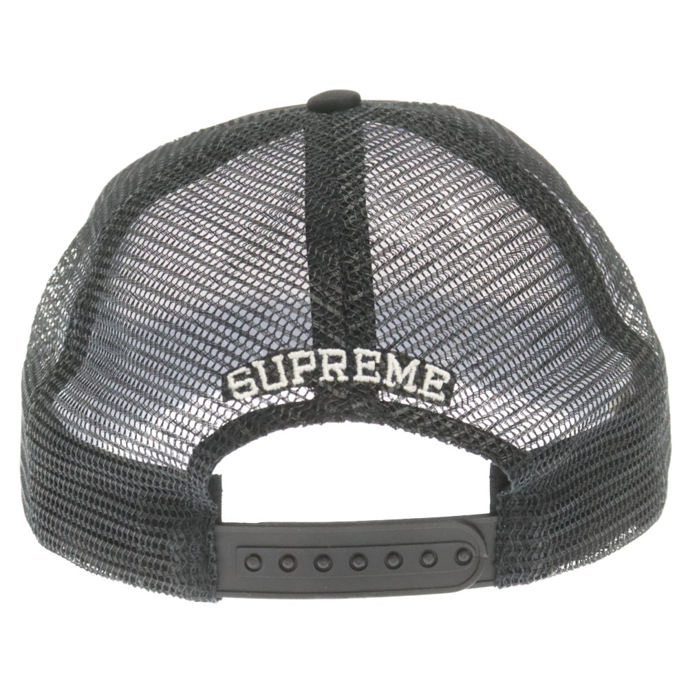 SUPREME シュプリーム 22AW Pin Up Mesh Back 5-Panel ピンナップ ガール 刺繍 メッシュ 5パネル キャップ ブラック_画像2