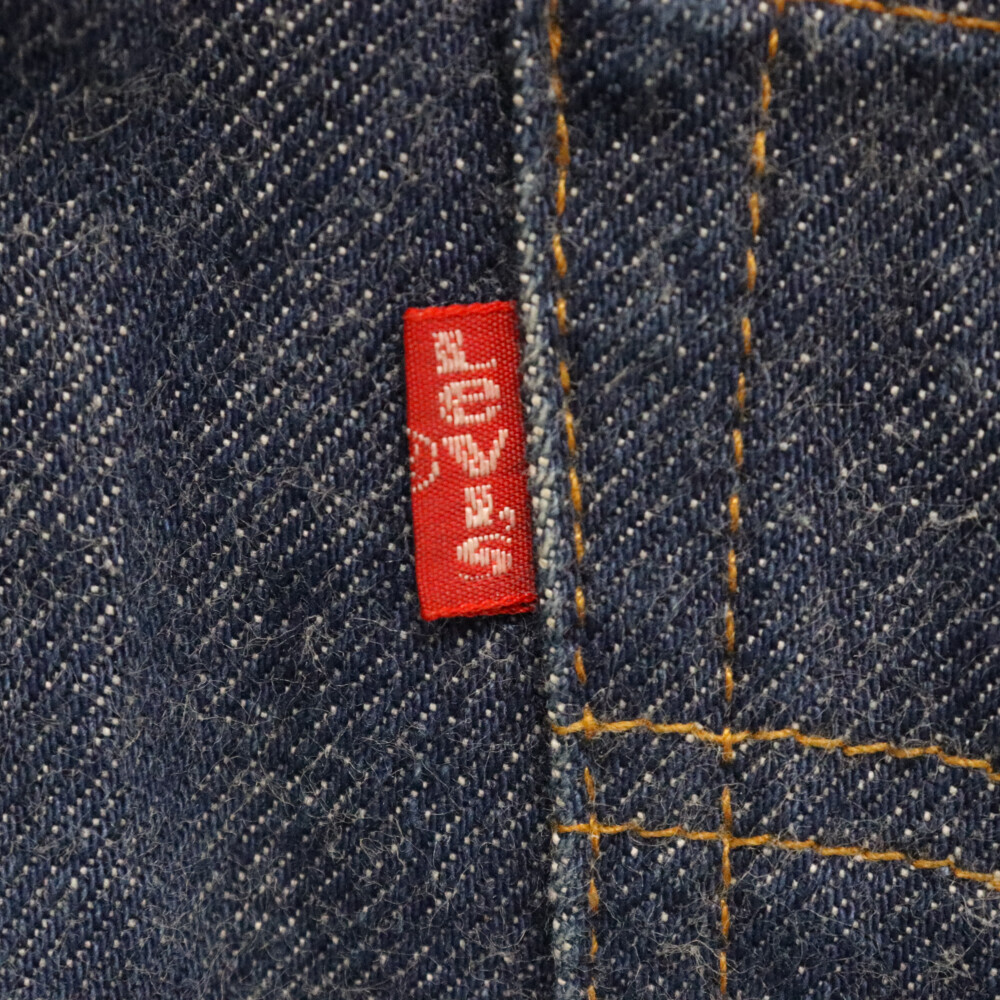 Levi's リーバイス 80S VINTAGE 66後期 過渡期 ボタン裏6 紙パッチ ボタンフライデニムパンツ インディゴ_画像6