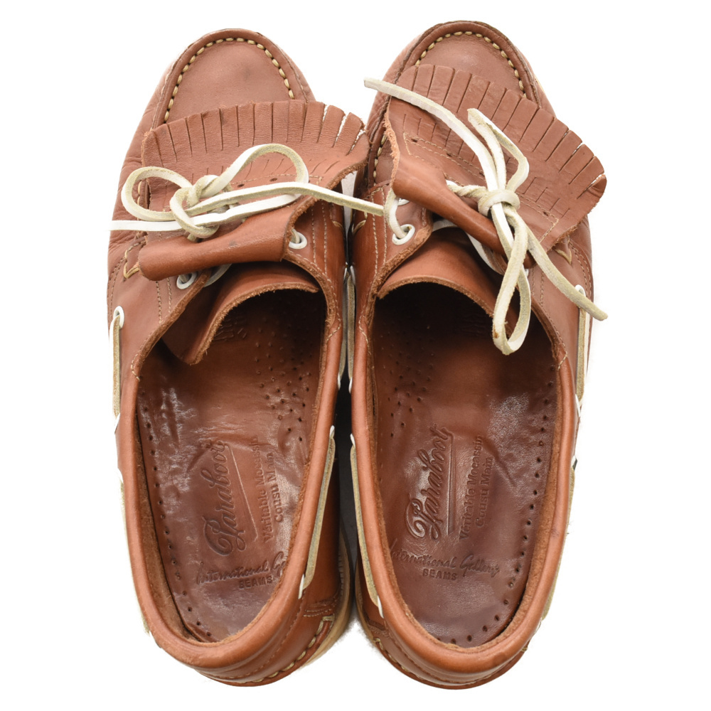 PARABOOT Paraboot quilt tan leather deck shoes Brown 1208