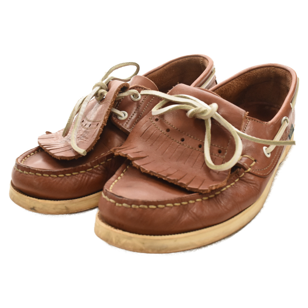 PARABOOT Paraboot quilt tan leather deck shoes Brown 1208