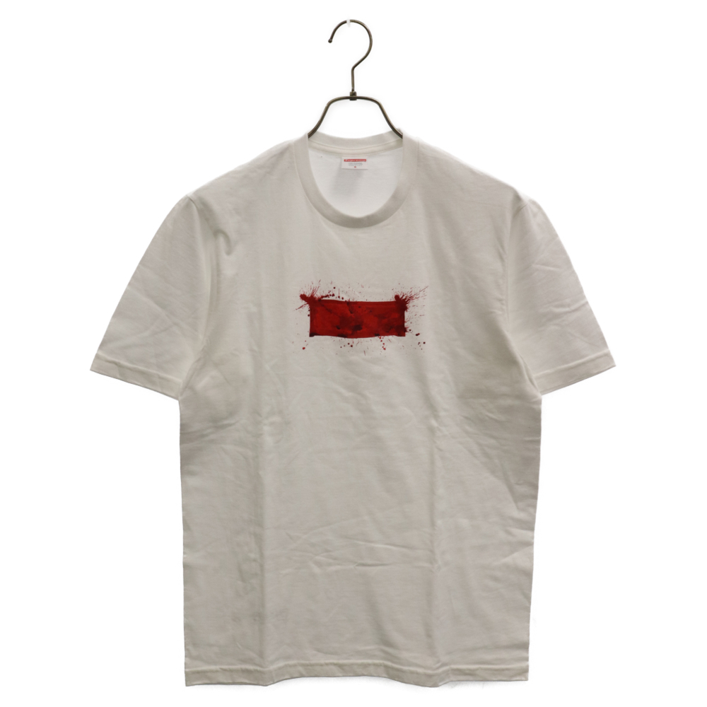 SUPREME シュプリーム 22SS Ralph Steadman Box Logo Tee ラルフステッドマン ボックスロゴペイント 半袖Tシャツ カットソー_画像1