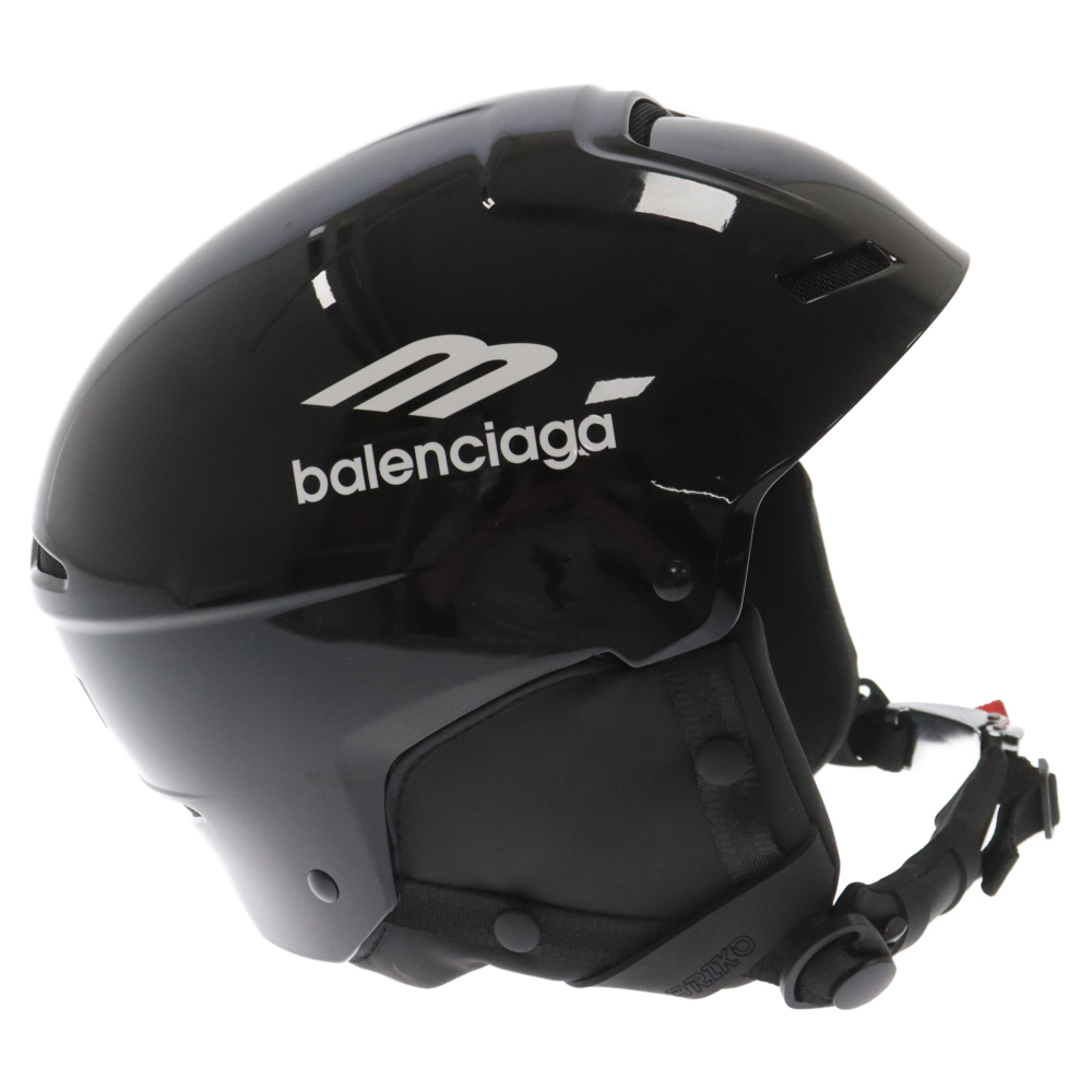 BALENCIAGA バレンシアガ×BRIKO SKIWEAR HELMET スキーウェアコレクション ロゴプリント ヘルメット ブラック_画像3