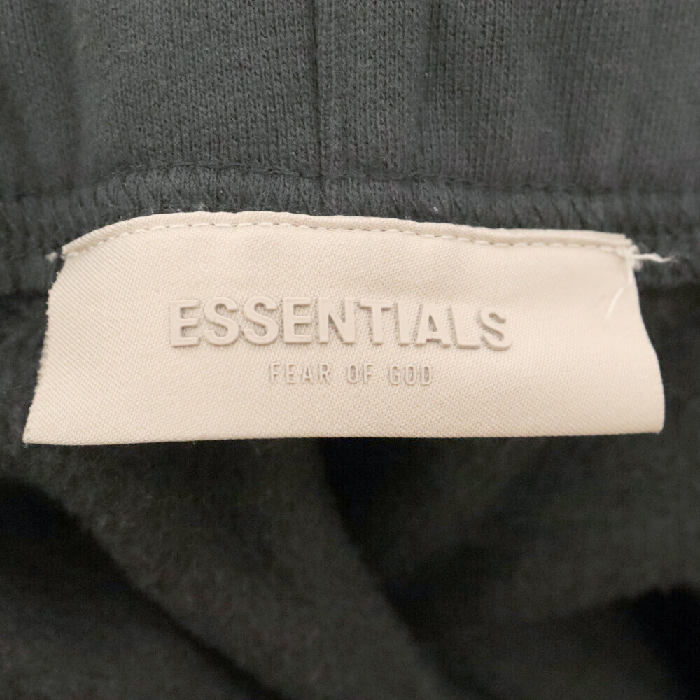 FOG Essentials フィアオブゴッド エッセンシャル 22AW Sweat Pants スウェットパンツ フロッキーロゴ ブラック_画像5
