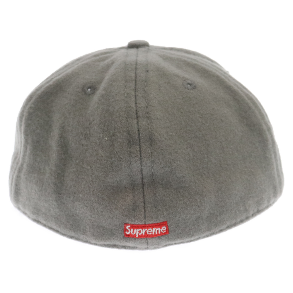 SUPREME シュプリーム 23SS Ebbets S Logo Fitted 6-Panel エベッツ 6パネル ベースボールキャップ 帽子 グレー_画像2