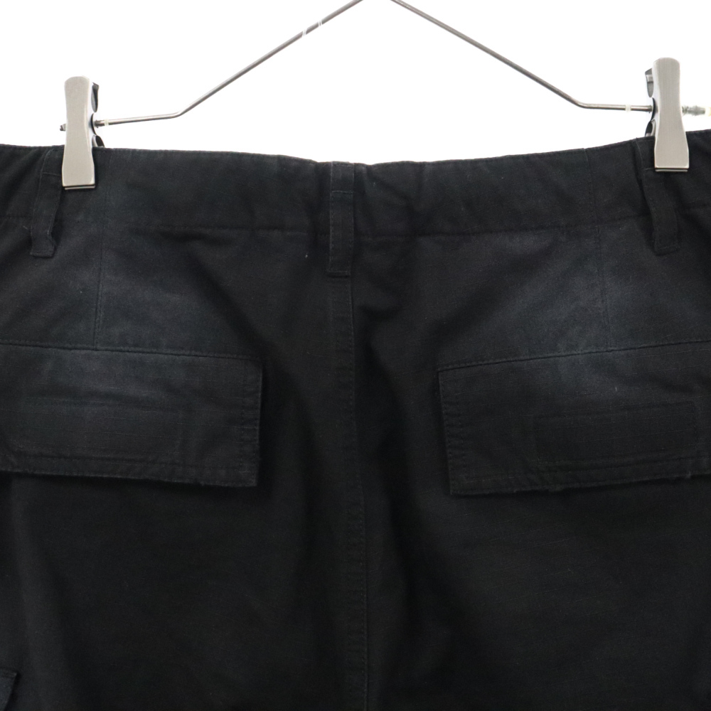 BALENCIAGA バレンシアガ 24SS LARGE CARGO PANTS ダメージ加工 ラージカーゴパンツ ブラック 790982 TKP27_画像4