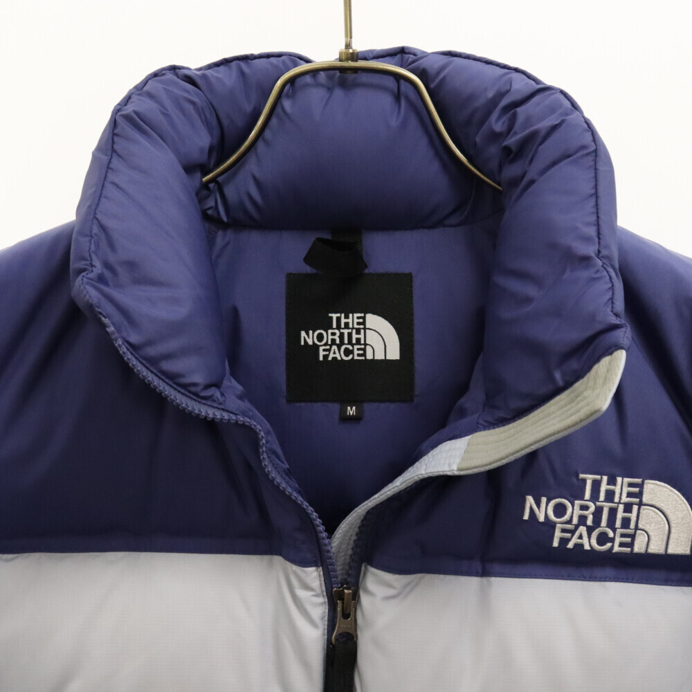 ザノースフェイス SHORT NUPTSE DOWN JACKET ショートヌプシダウンジャケット ブラック NDW92335 レディース ライトブルー/パープル_画像3