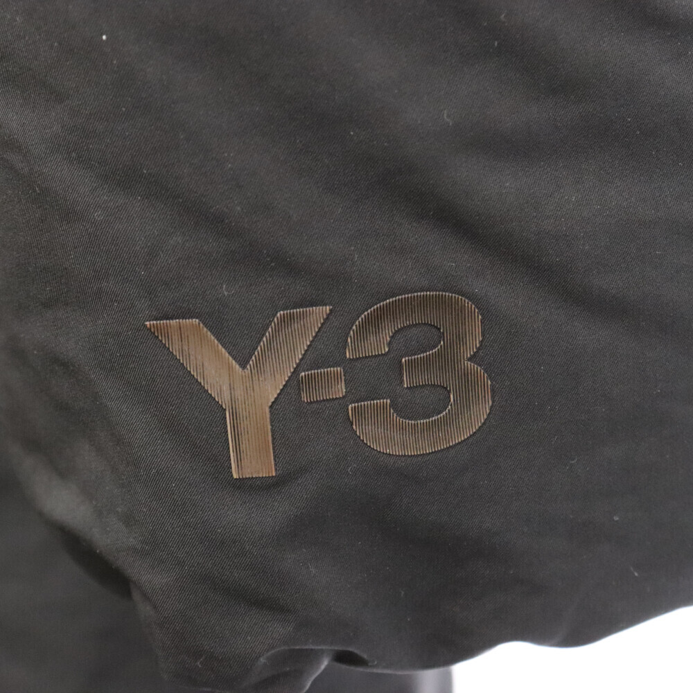 Y-3 ワイスリー CH2 SUEDED POLY DOWN JACKET スエードポリダウン ロングダウンコート HB3335 ブラック_画像5