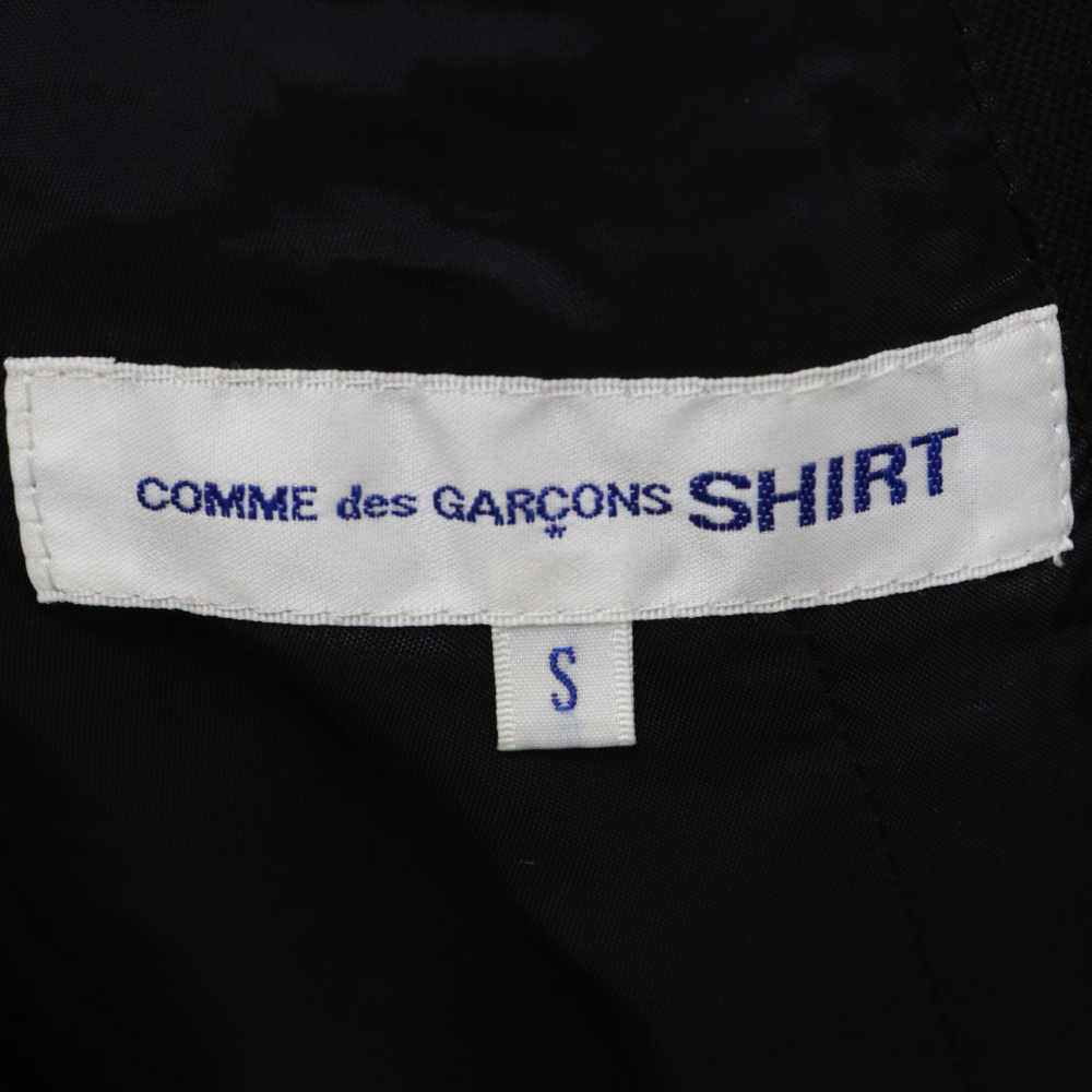 COMME des GARCONS SHIRT コムデギャルソンシャツ 21SS ポリ×ウールテーラードジャケット FG-J012 ブラック_画像5