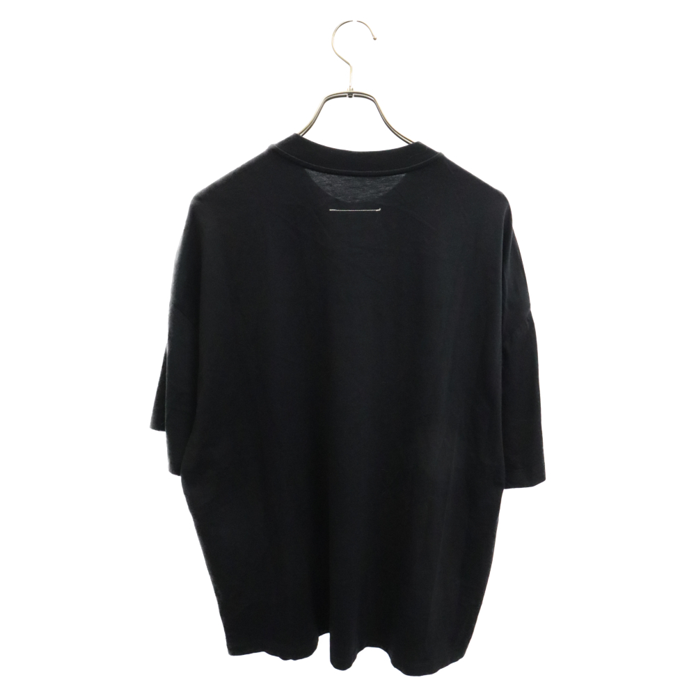 MM6 Maison Margiela エムエムシックスメゾンマルジェラ フロントブランドロゴ 半袖Tシャツ ブラック S52GC0230 S24312_画像2
