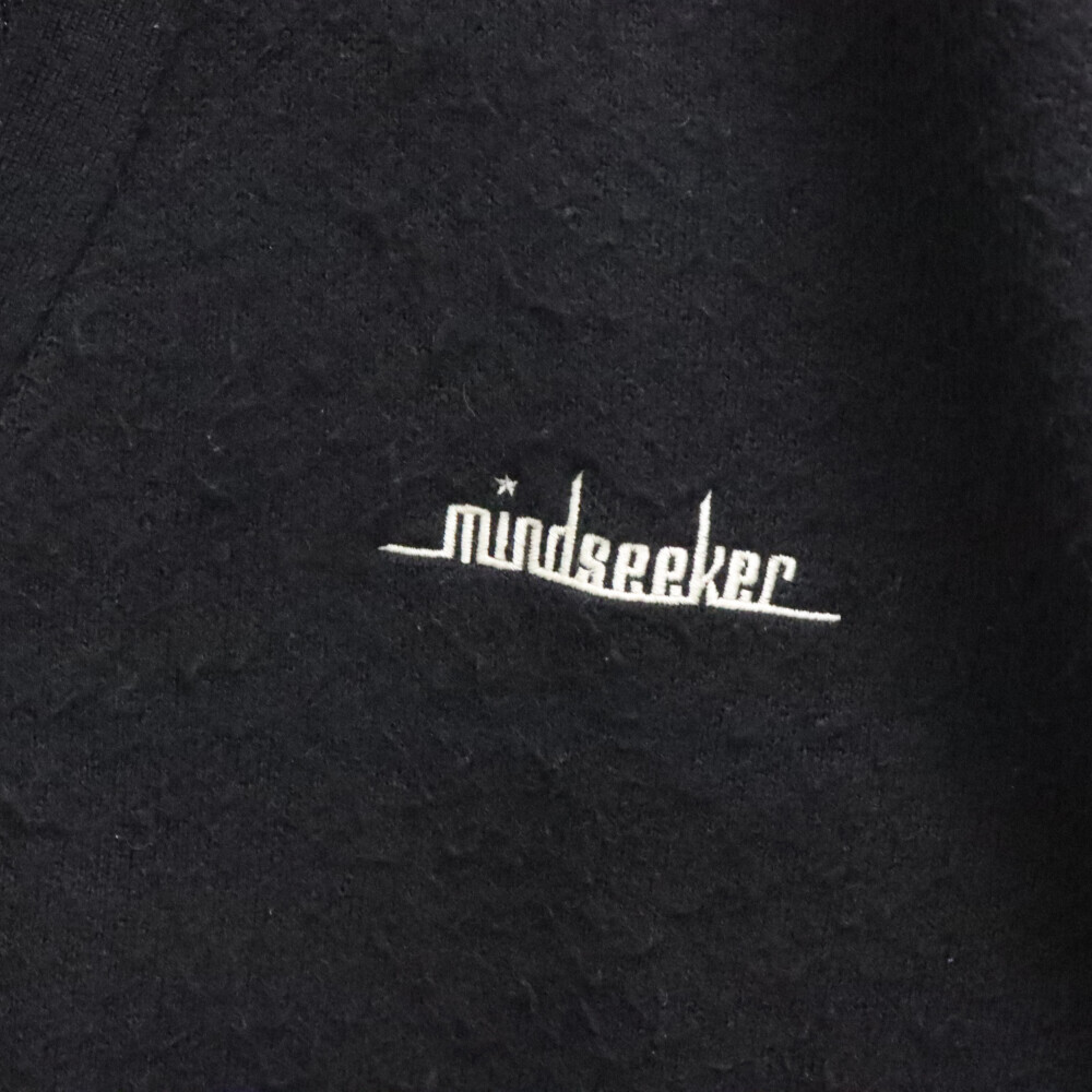 MINDSEEKER マインドシーカー LOGO CARDDIGAN 刺繍 ロゴ ニット カーディガンMS1‐23‐005_画像3