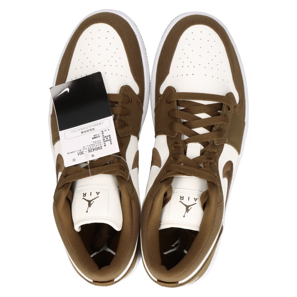 NIKE ナイキ WMNS AIR JORDAN 1 LOW SE ウィメンズ エア ジョーダン1 ロー SE ローカットスニーカー ブラウン/ホワイト US11.5 DV0426-301_画像5