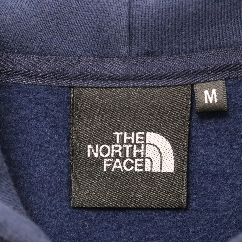 THE NORTH FACE ザノースフェイス ロゴデザイン ジップアップ スウェット パーカー ネイビー NT61601_画像5