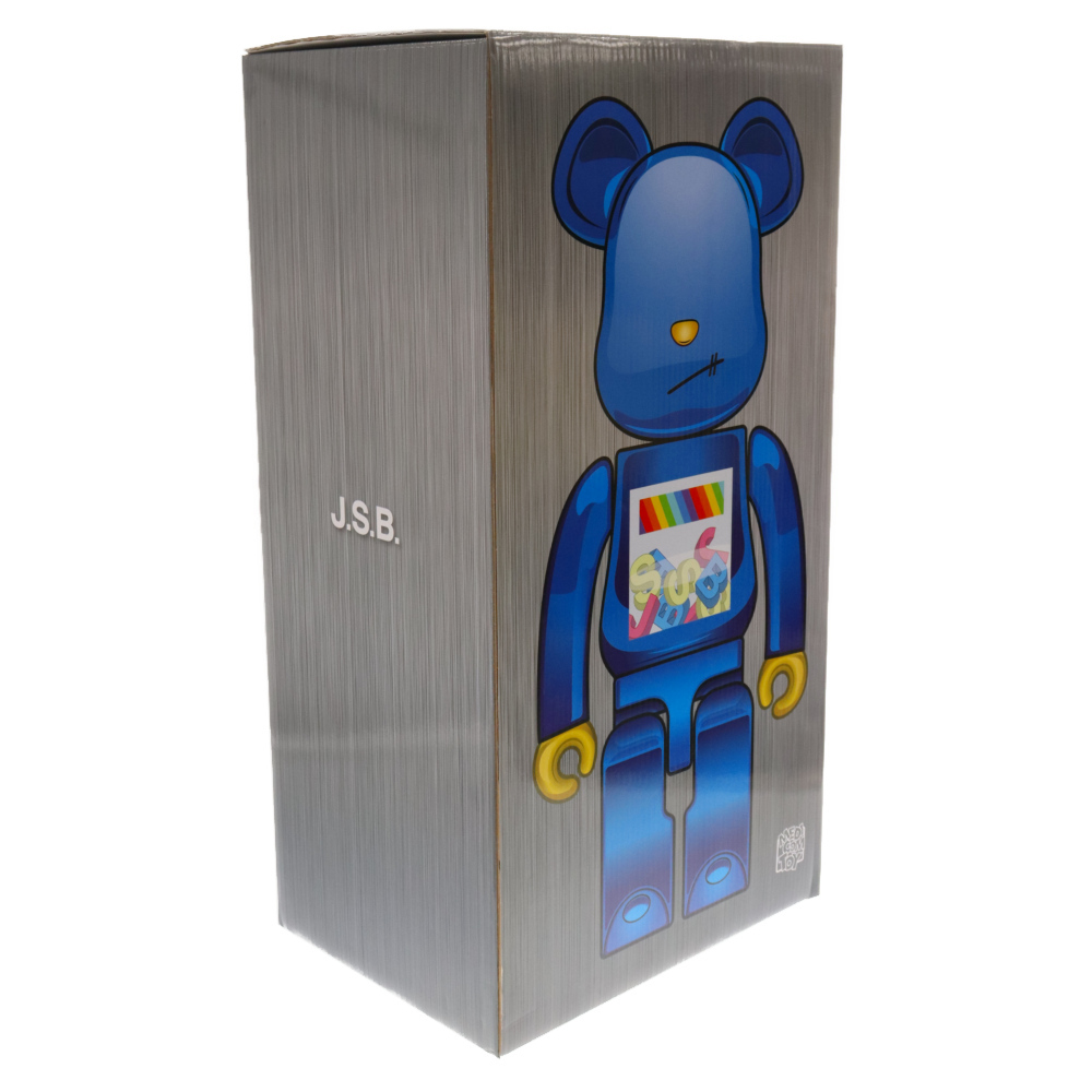 MEDICOM TOY メディコムトイ×J.S.B BE@RBRICK J.S.B. 3RD Ver. 1000% ジェイソウルブラザーズ ベアブリック フィギュア 人形 ブルー_画像6