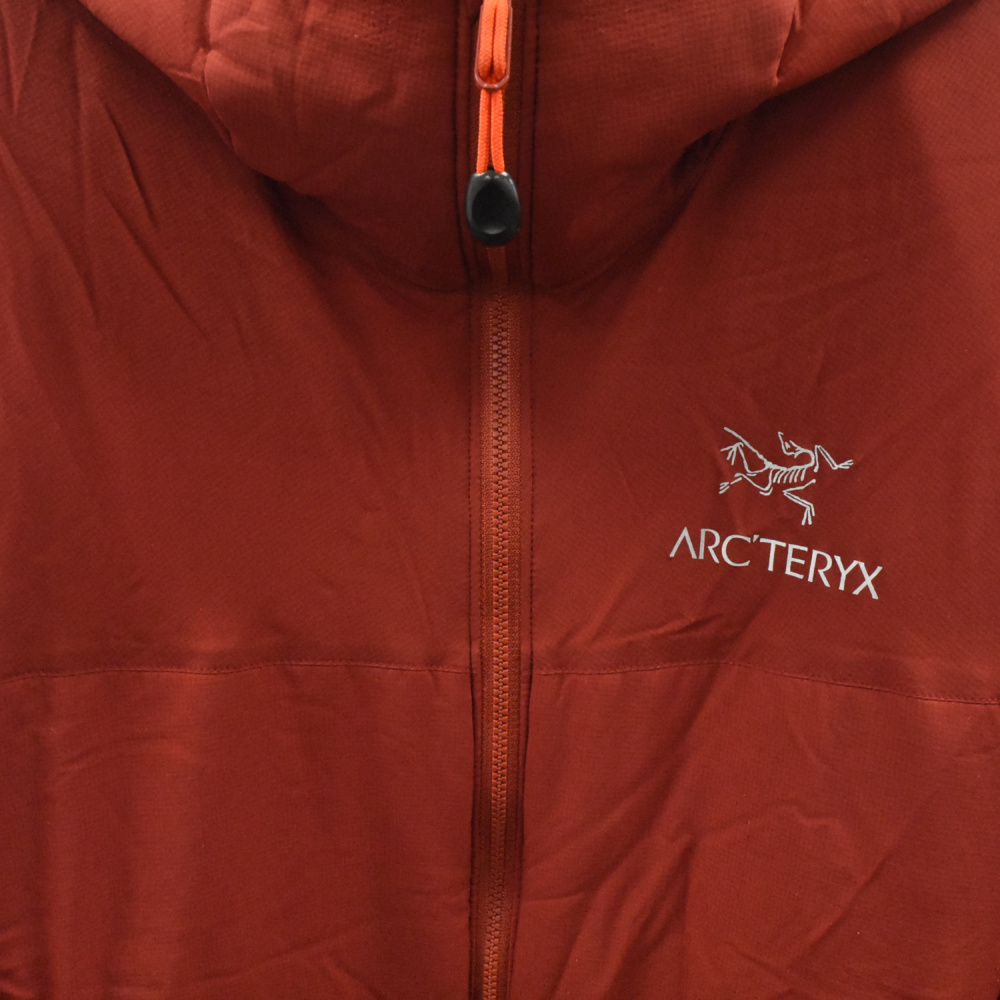 ARC'TERYX アークテリクス ATOM AR HOODY 02T-93102 アトムエーアールフーディー ナイロンジャケット レッド_画像3