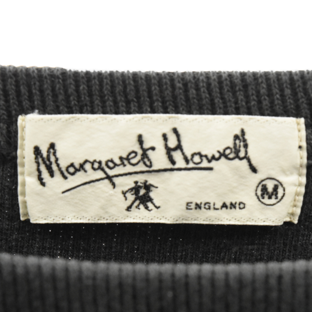 MARGARET HOWELL マーガレットハウエル バスク 長袖Tシャツ ブラック MH-196106_画像5