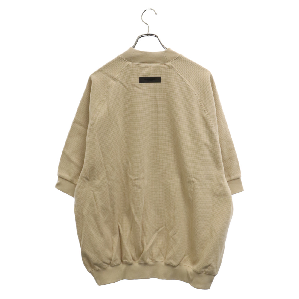 FOG Essentials フィアオブゴッド エッセンシャル Waffle Raglan Hoodie ワッフル ラグラン半袖Tシャツ ベージュ_画像2