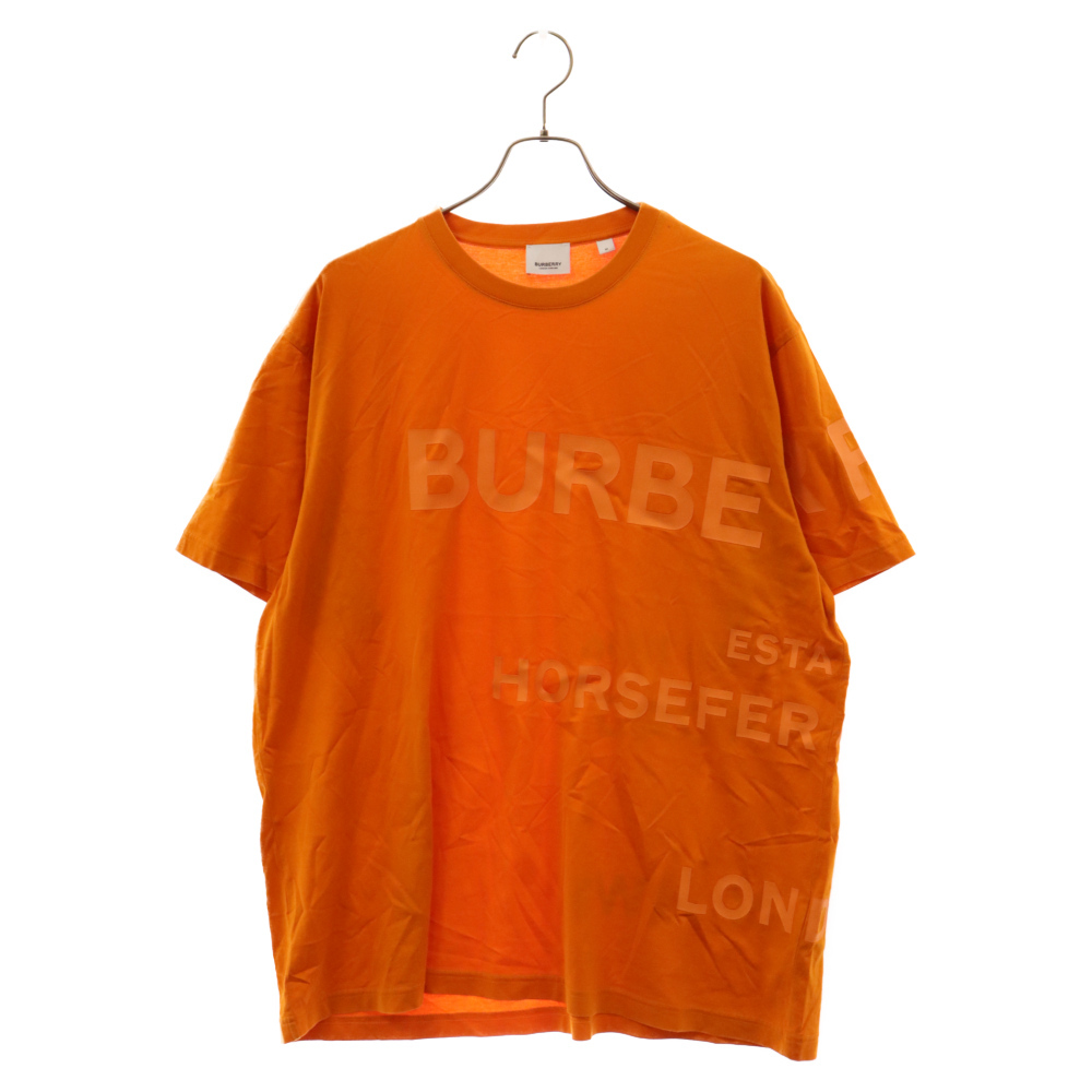 BURBERRY バーバリー Hoeseferry Logo Tee ホースフェリー ロゴ 半袖Tシャツ オレンジ 8040692_画像1