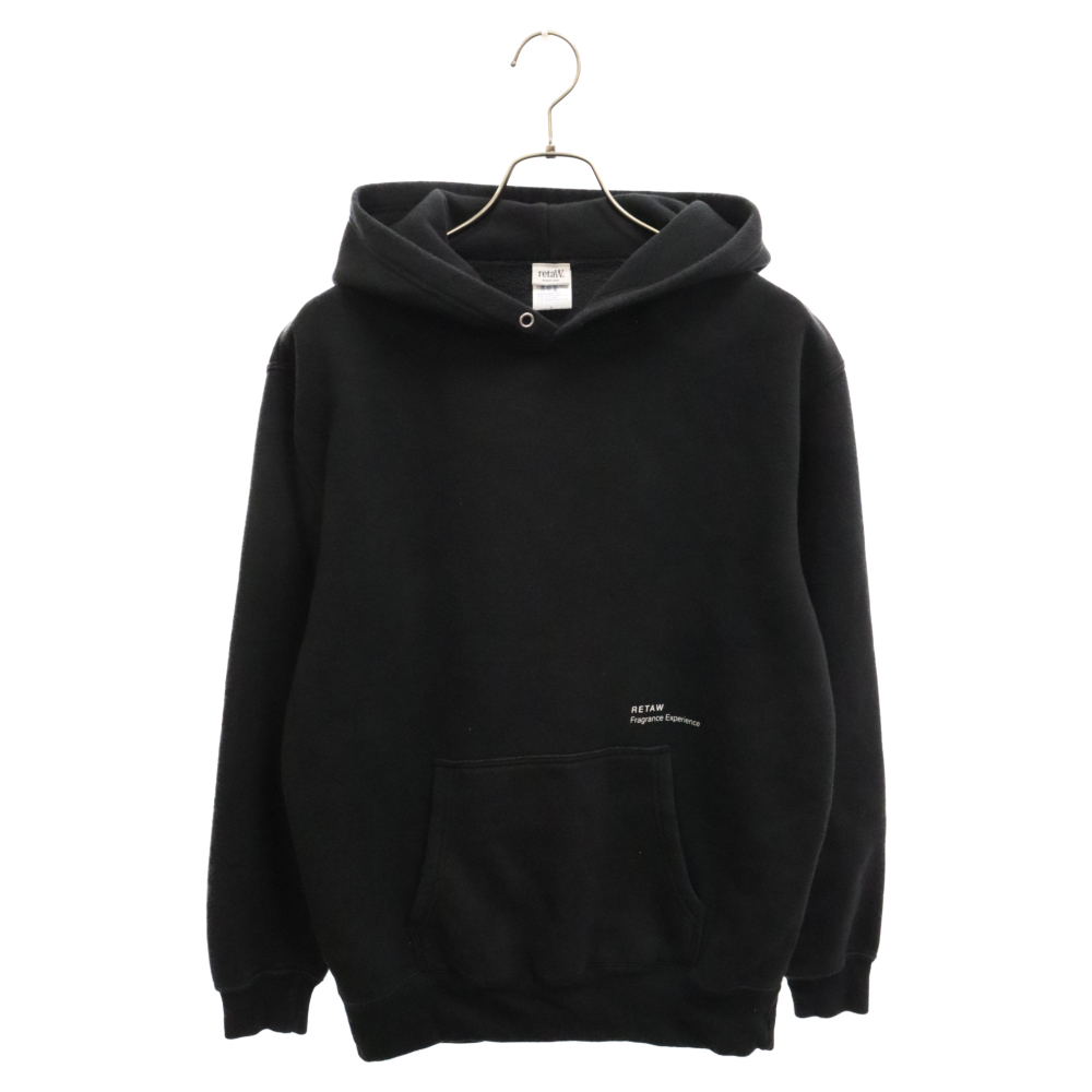 retaW リトゥ×fragment design Neck Tab Pullover Parka フラグメントデザイン プルオーバーパーカー ブラック_画像1