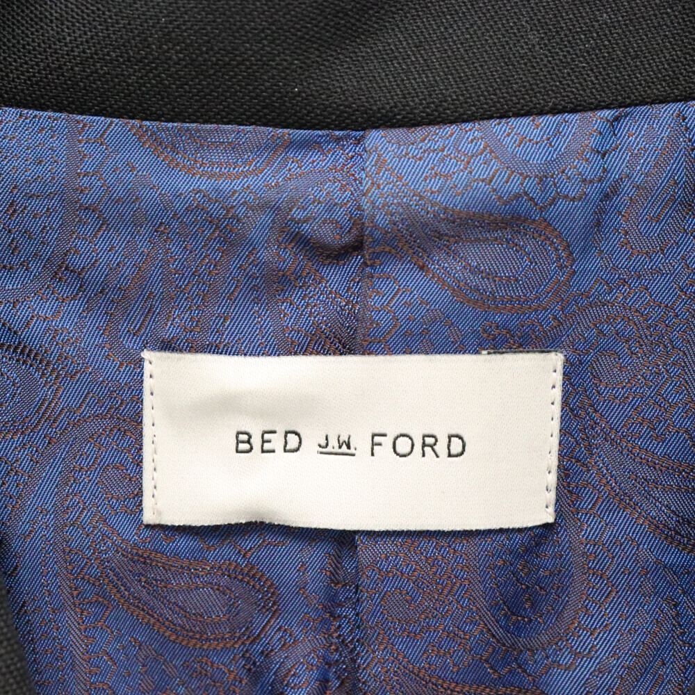 BED J.W. FORD ベッドフォード 23AW 3ボタン テーラードジャケット ブラック 23AW-B-JK04_画像3