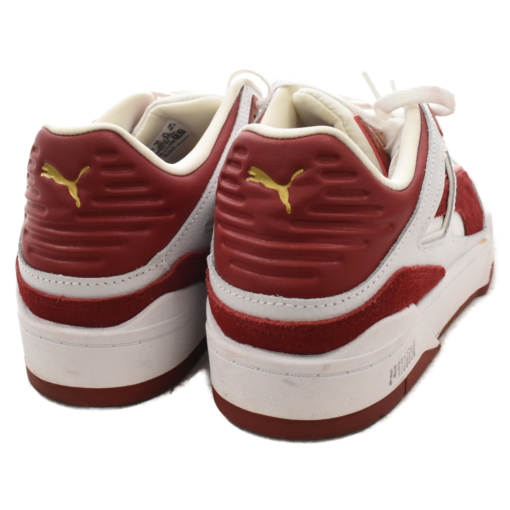 PUMA プーマ SLIPSTREAM SUEDE FS MA スリップストリーム ローカットスニーカー ホワイト/レッド US8.5/26.5cm 388634-02_画像4