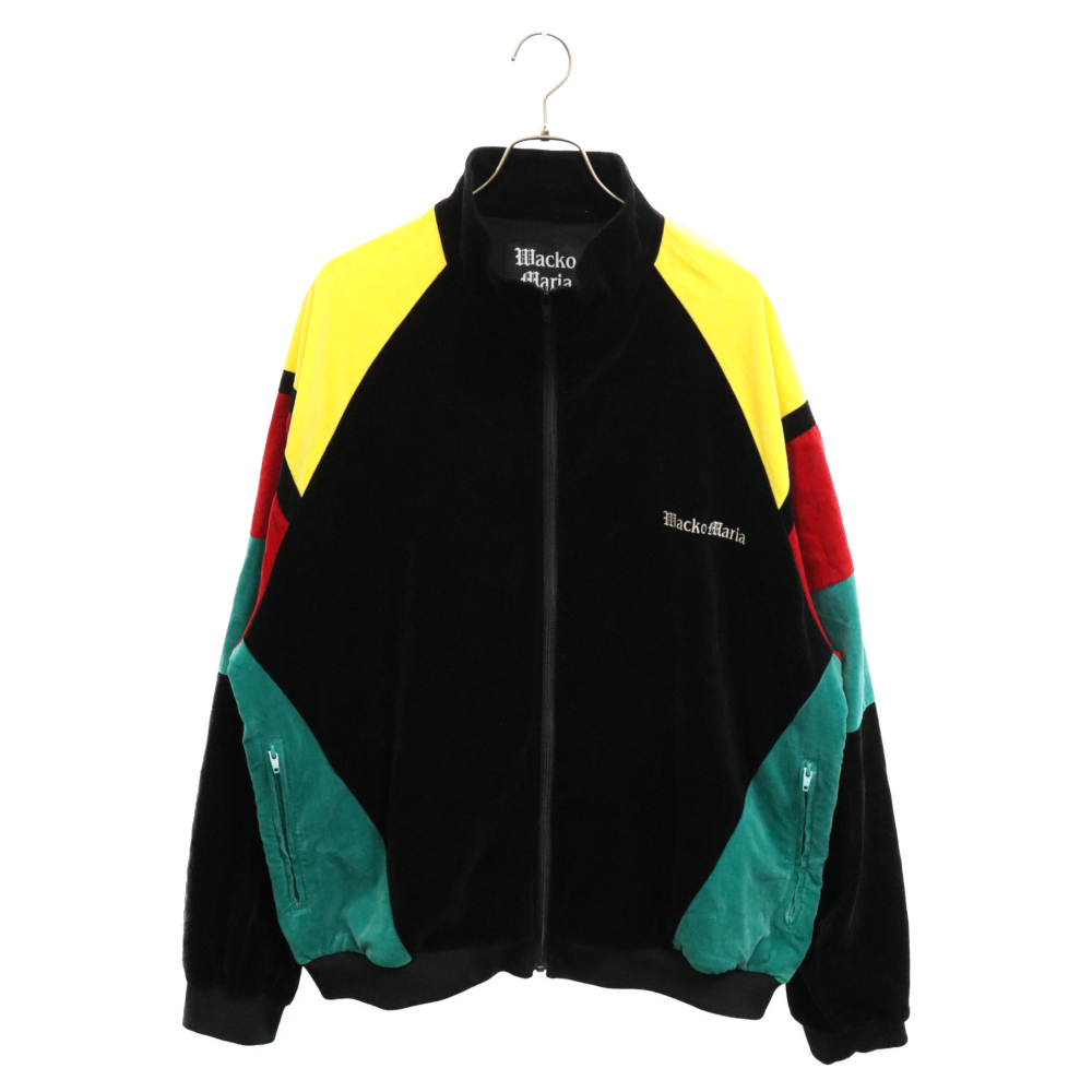 WACKO MARIA ワコマリア 23AW VELVETEEN TRACK JACKET ベルベット ジップアップ トラックジャケット ブラック_画像1