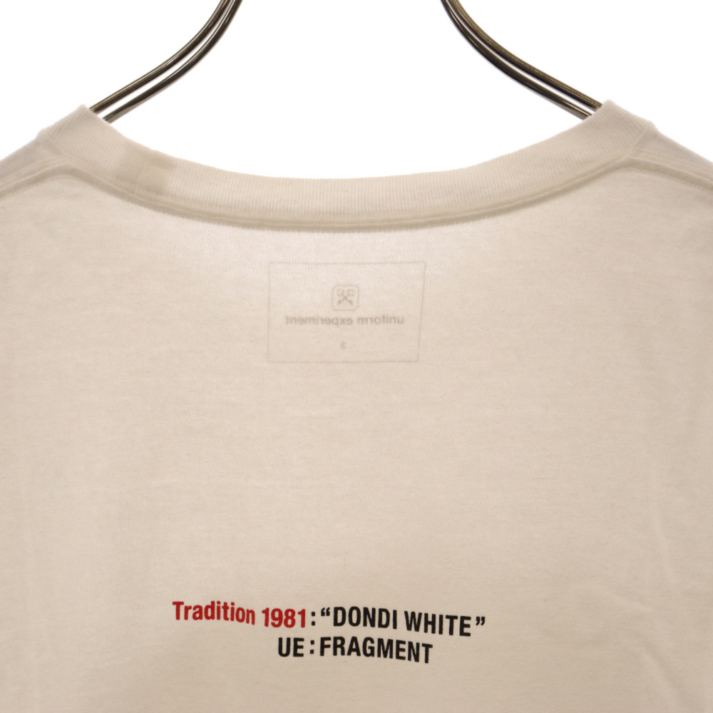 UNIFORM EXPERIMENT ユニフォームエクスペリメント×フラグメントデザイン トラディッション ロゴ 半袖Tシャツ UE-220008_画像4