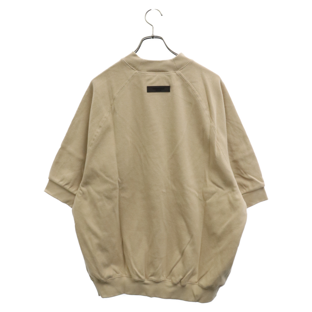 FOG Essentials フィアオブゴッド エッセンシャル Waffle Raglan Hoodie ワッフル ラグラン半袖Tシャツ ベージュ_画像2