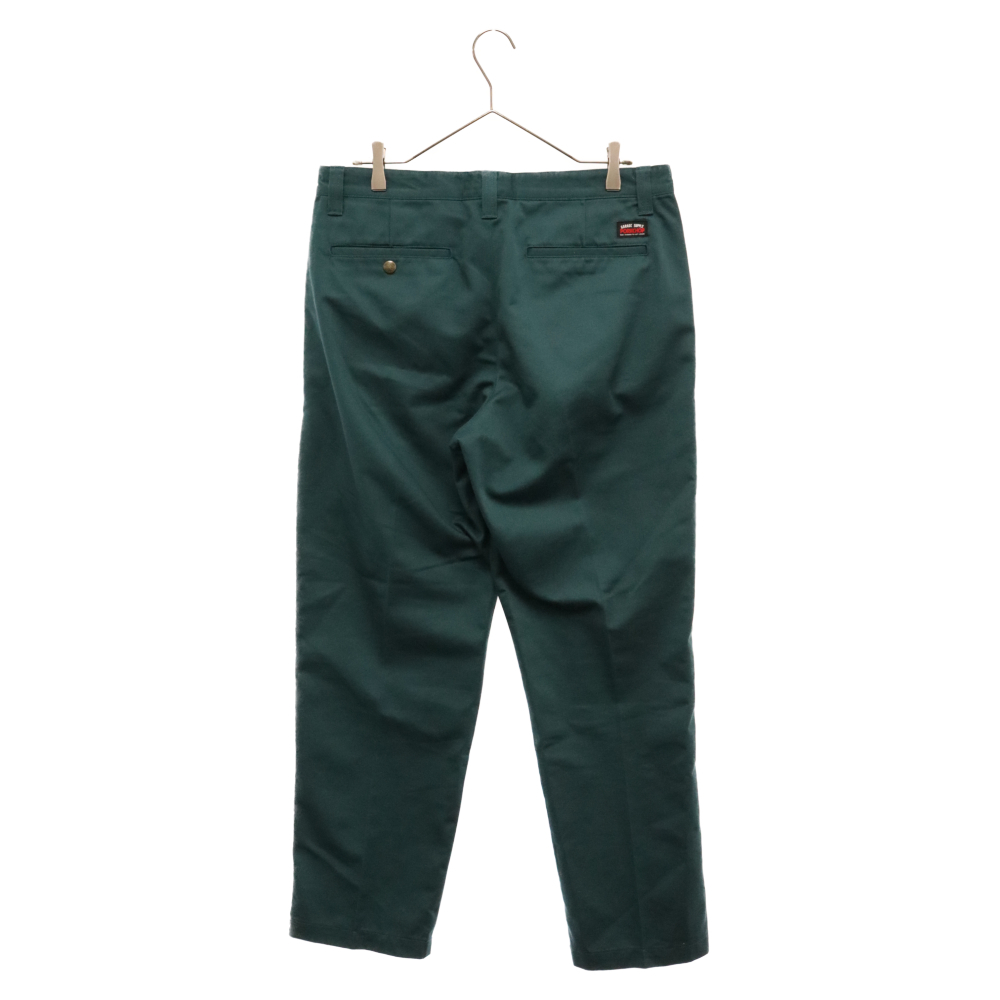 PORK CHOP ポークチョップ WORK PANTS レギュラーストレート ワークパンツ グリーン_画像2