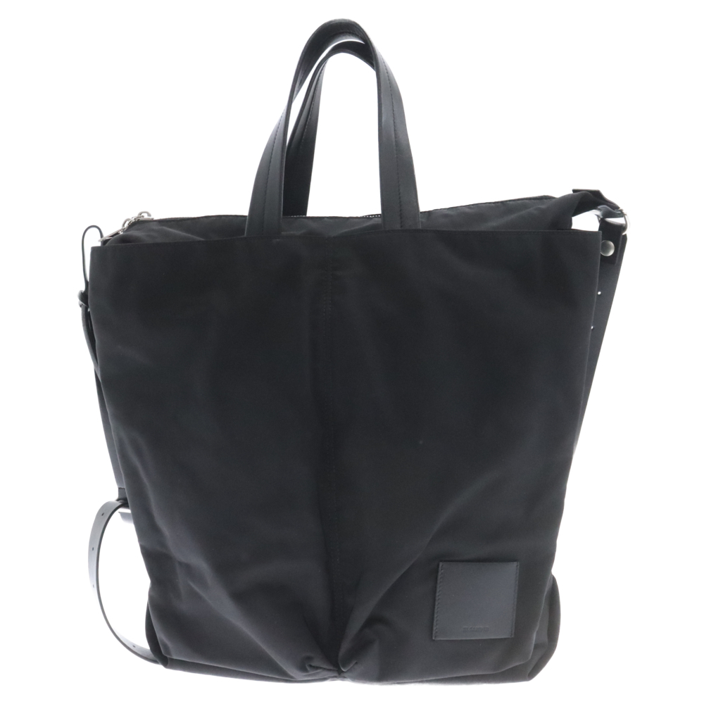 JIL SANDER ジルサンダー 22AW 2WAY TAPE TOTE MD テープトート トートバッグ ショルダーバッグ J25WD0002 ブラック_画像1