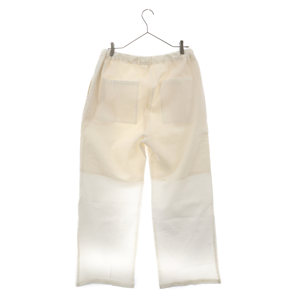 Danke Schon ダンケシェーン Bumpy Cotton Pants バンピーコットン ストレートパンツ ホワイト EPWH10_画像2
