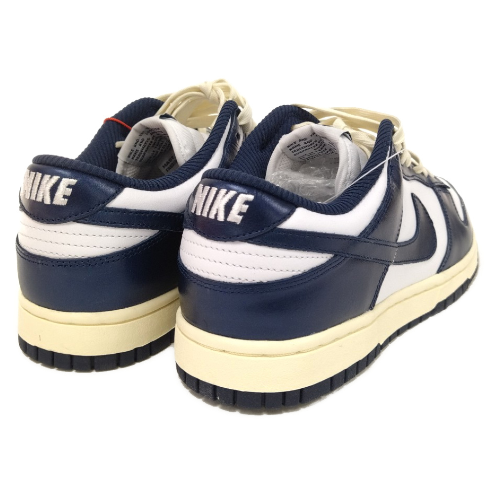 NIKE ナイキ WMNS DUNK LOW PRM FN7197-100 ウィメンズ ダンク ロー PRM ローカットスニーカー ネイビー/ホワイト US10/27cm_画像4