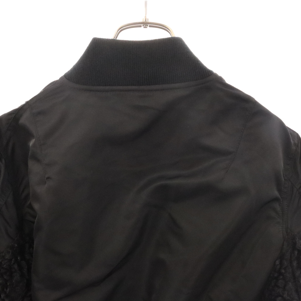 Sacai サカイ 21AW Nylon Twill Mix Blouson 21-05745 ナイロンツイルミックスブルゾン MA-1 ブラック_画像4