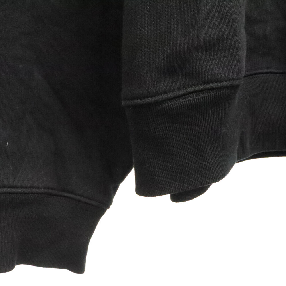 Acne Studios Acne стойка Dio sFLOGHO шея Logo вырез лодочкой тренировочный футболка черный BI0015