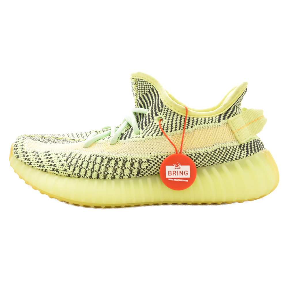 adidas アディダス YEEZY BOOST 350 V2 YEEZREEL FW5191 イージーブースト イーズリール ローカットスニーカー イエロー/グリーン_画像1