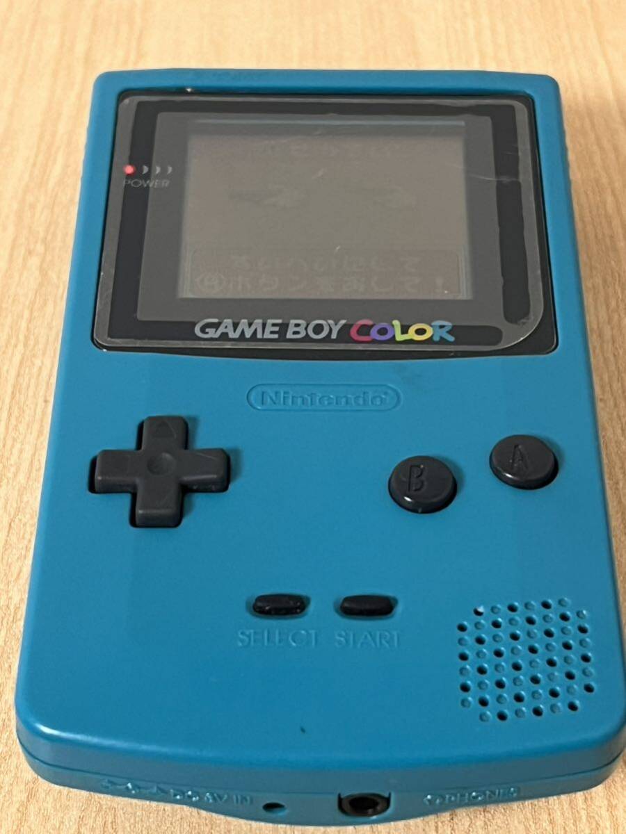 GAMEBOY COLOR ニンテンドー CGB-001 青 Junk_画像1