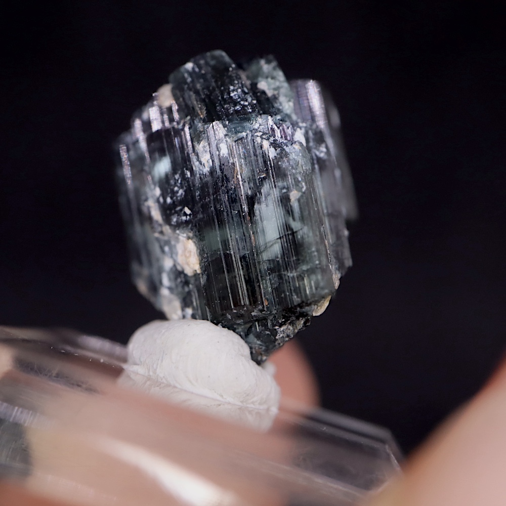 【送料無料】ブルー トルマリン 結晶 電気石 3.9g T655 鉱物　天然石　原石　パワーストーン_画像2