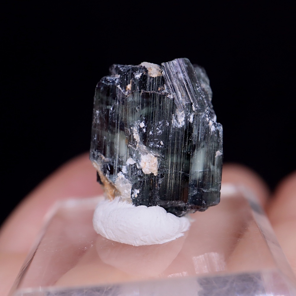 【送料無料】ブルー トルマリン 結晶 電気石 3.9g T655 鉱物　天然石　原石　パワーストーン_画像8