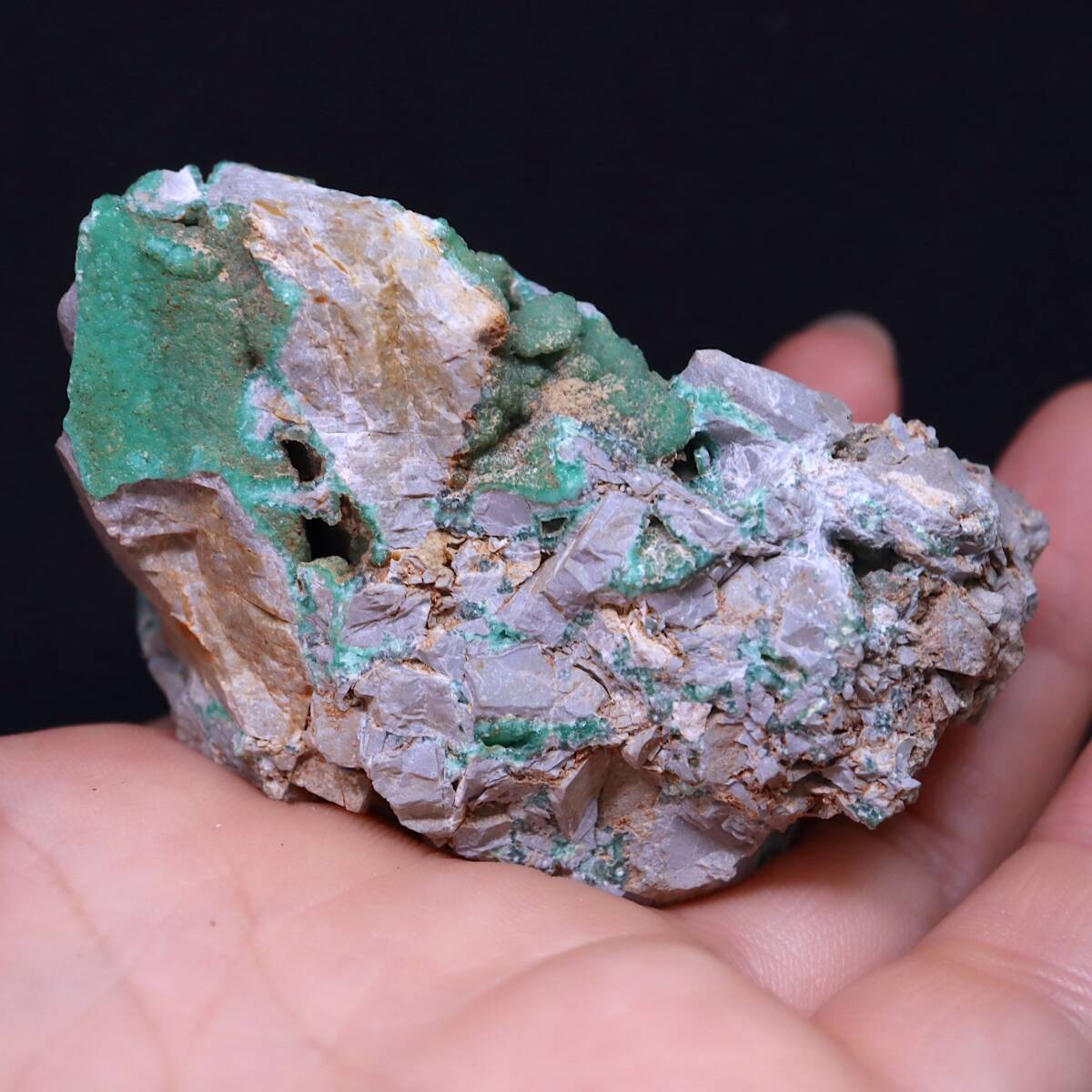 【送料無料】ワーべライト 銀星石 アーカンソー産 157g WVL012 鉱物　天然石 パワーストーン 原石 標本