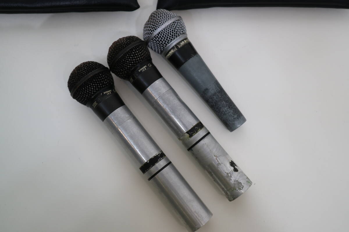 3ps.@ together DYNAMIC SHURE SM58 LoZ case 2 piece attaching Junk electrodynamic microphone 