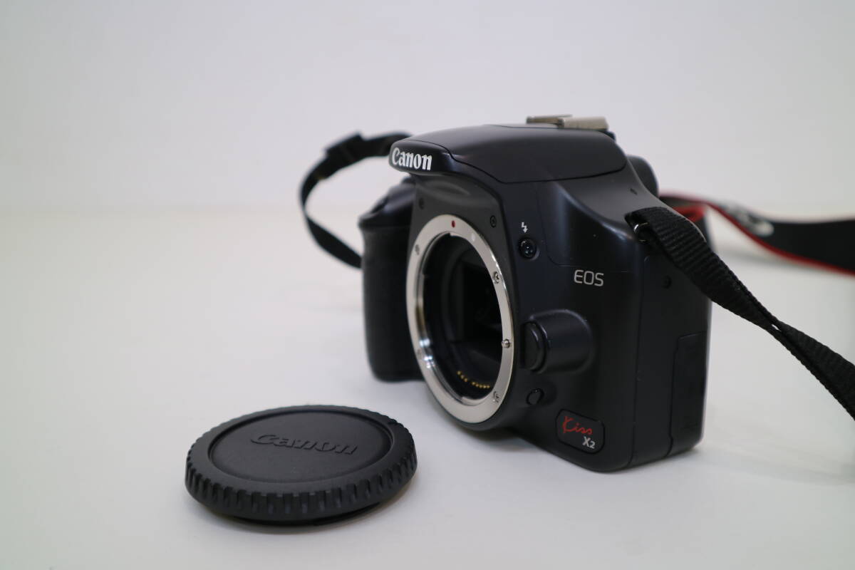 Canon キヤノン EOS KISS X2 ボディ 動作品 充電器・純正バッテリーx1個付きの画像4