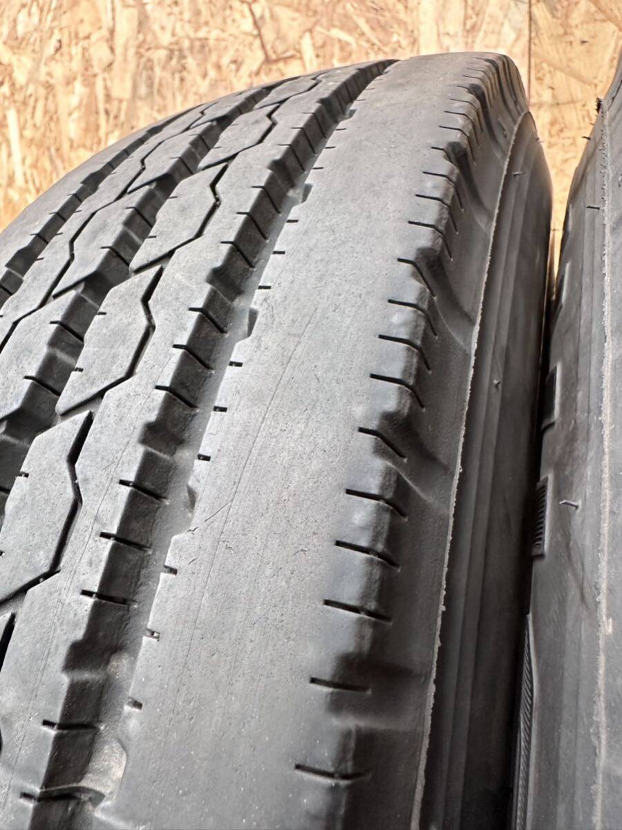 送料無料【バリ山】185/85R16 111/109L LT BRIDGESTONE DURAVIS R205 夏タイヤ 20年製造 2本セットの画像4