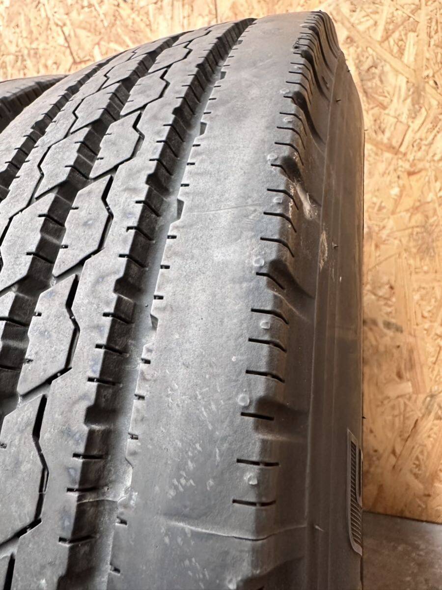 送料無料【バリ山】185/85R16 111/109L LT BRIDGESTONE DURAVIS R205 夏タイヤ 20年製造 2本セットの画像7