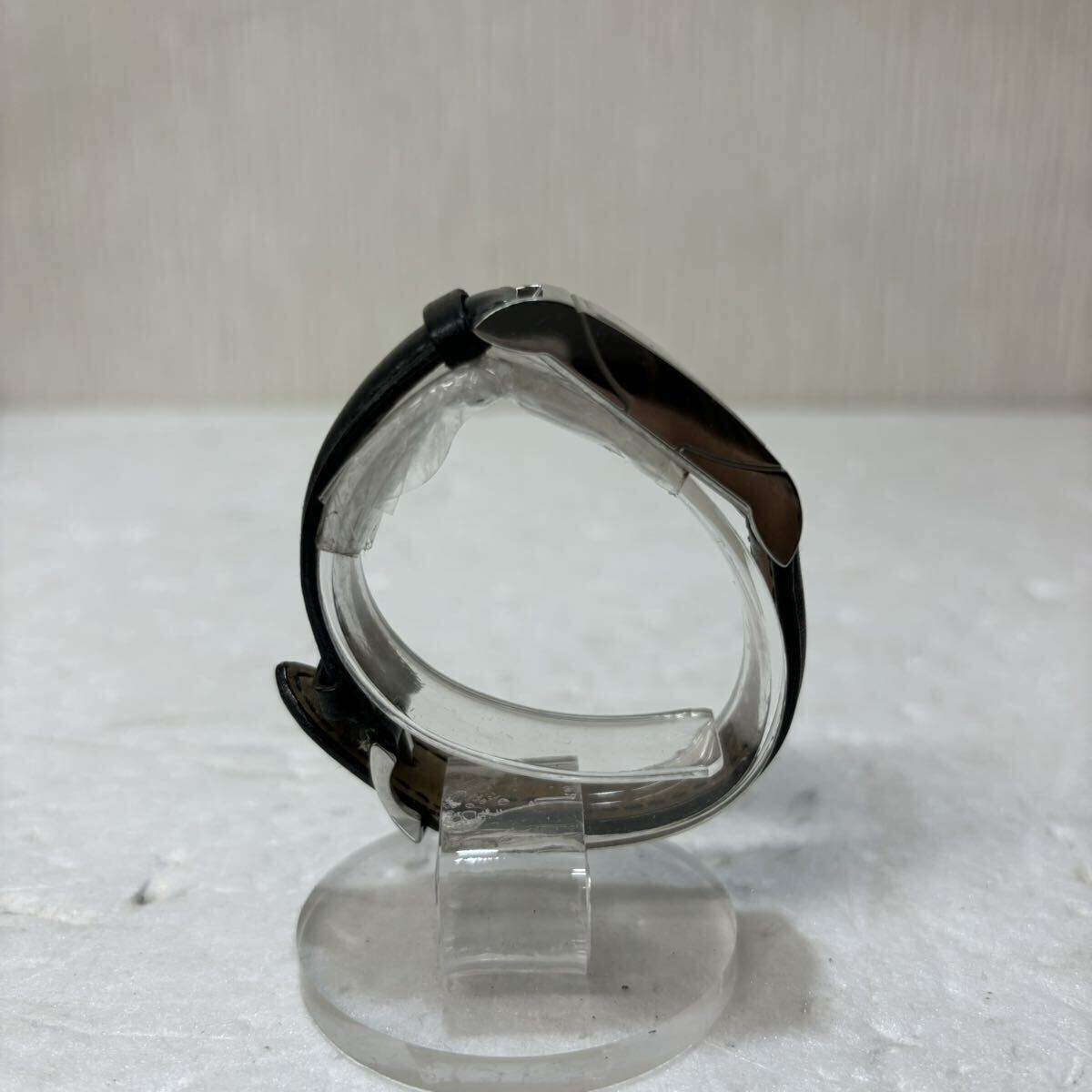 [K 2925]1 иен старт!BVLGARI BVLGARY Rettangolo наручные часы кожа частота мужской кварц 
