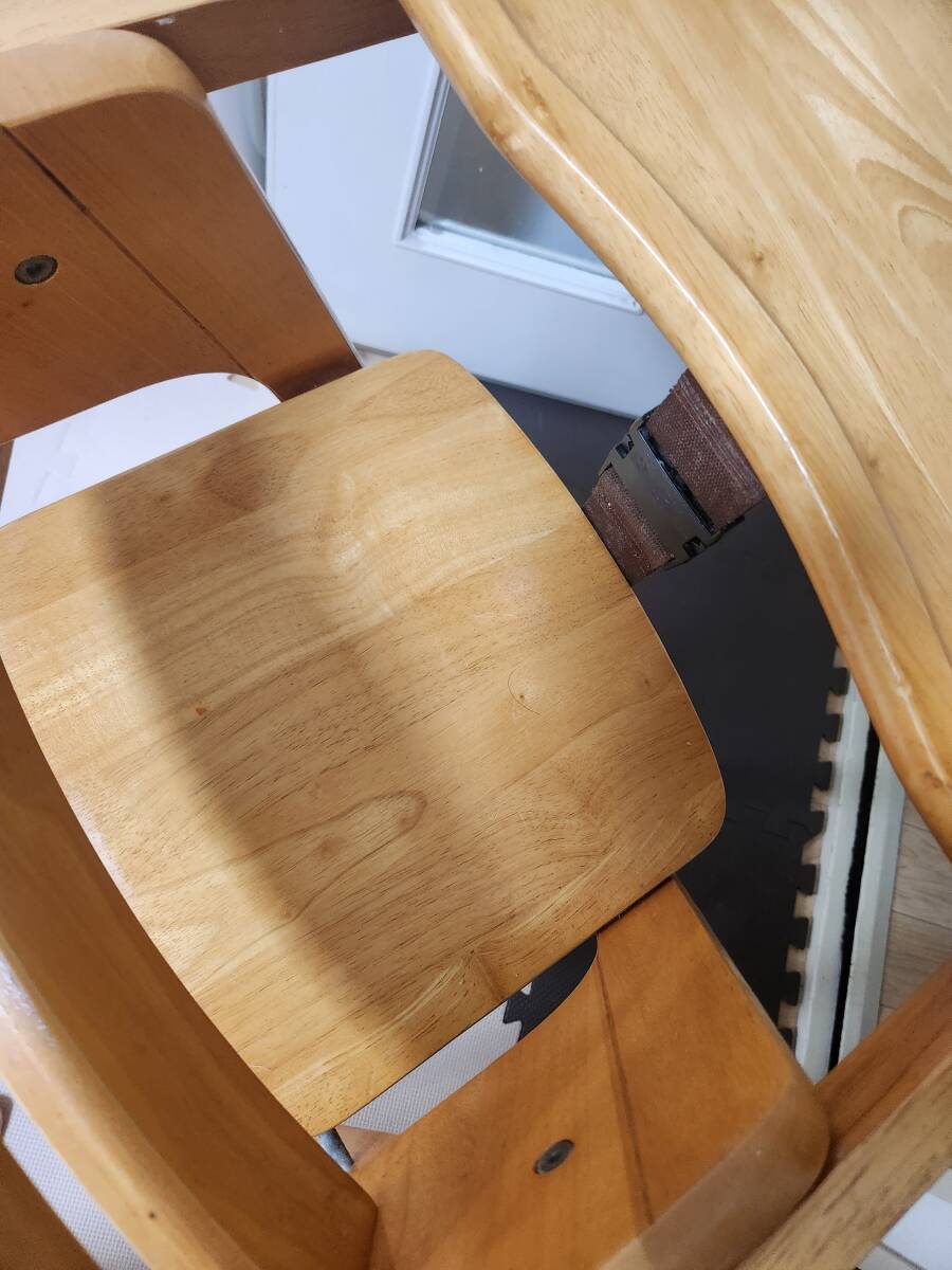ベビーチェア KATOJI カトージ 木製ハイチェア（ネイチャー） 品番：22302 7ヶ月以上60ヶ月未満の画像6