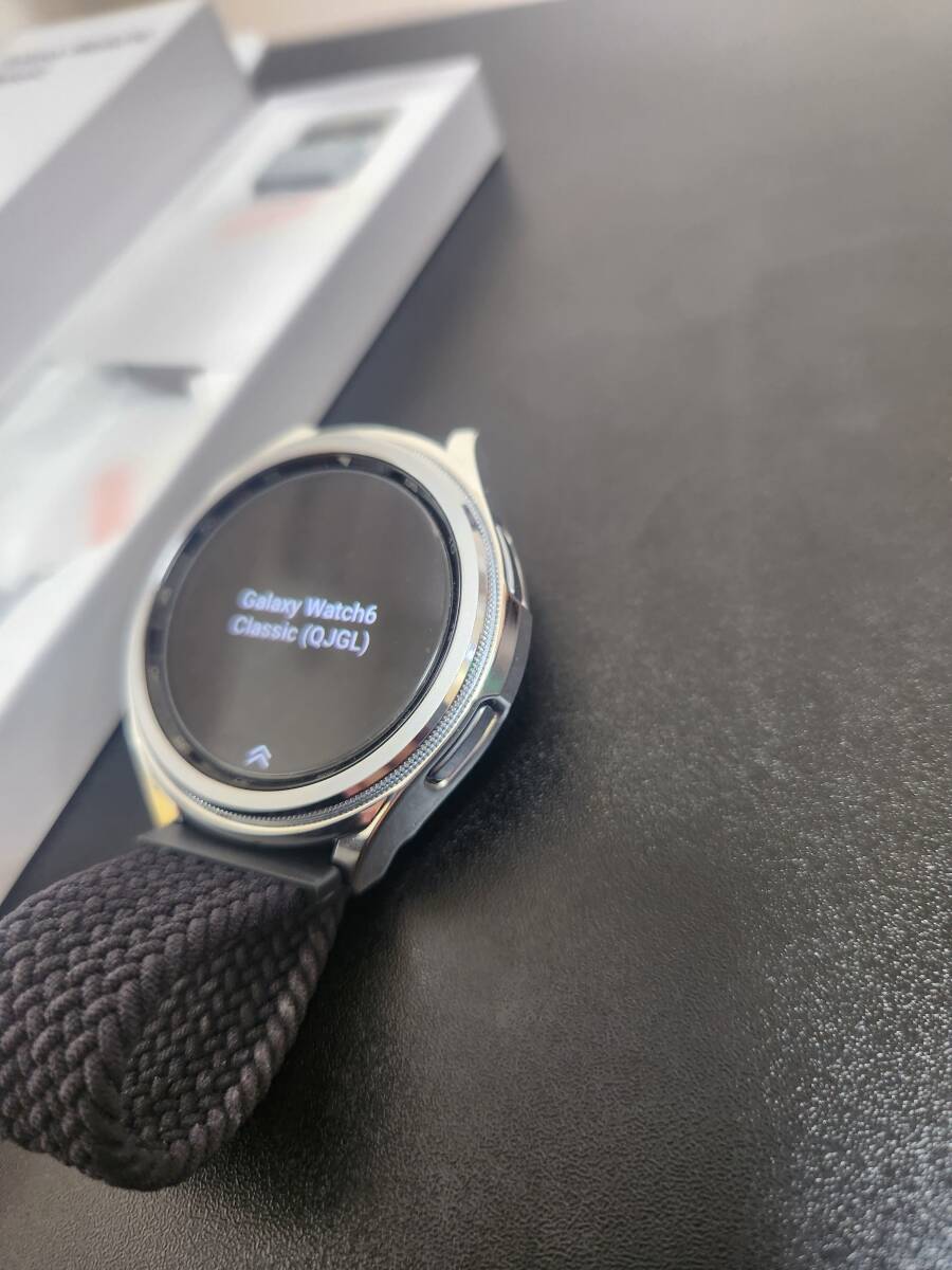 Galaxy Watch6 Classic 47mm серебряный с футляром смарт-часы корпус терминал Samsung оригинальный внутренний стандартный товар l2023 год продажа lFeliCa