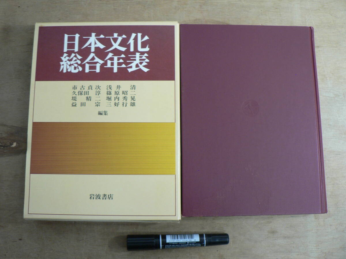 日本文化総合年表 市古 貞次 浅井 清他 岩波書店 1990_画像4