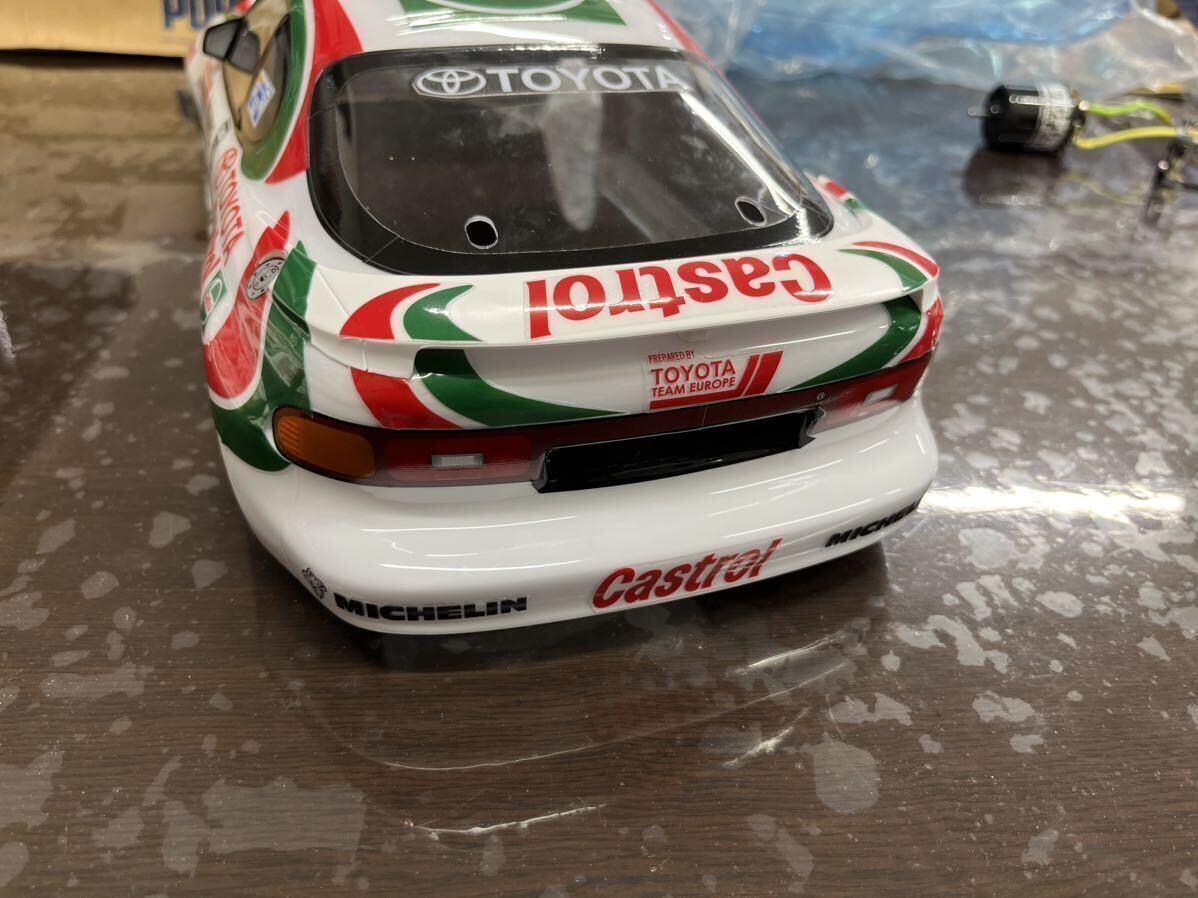 1/10トヨタ セリカ GT-FOUR 塩ビステッカー　カストロール ラリーカー TOYOTA CELICA タミヤ ST185 TAMIYA _画像6