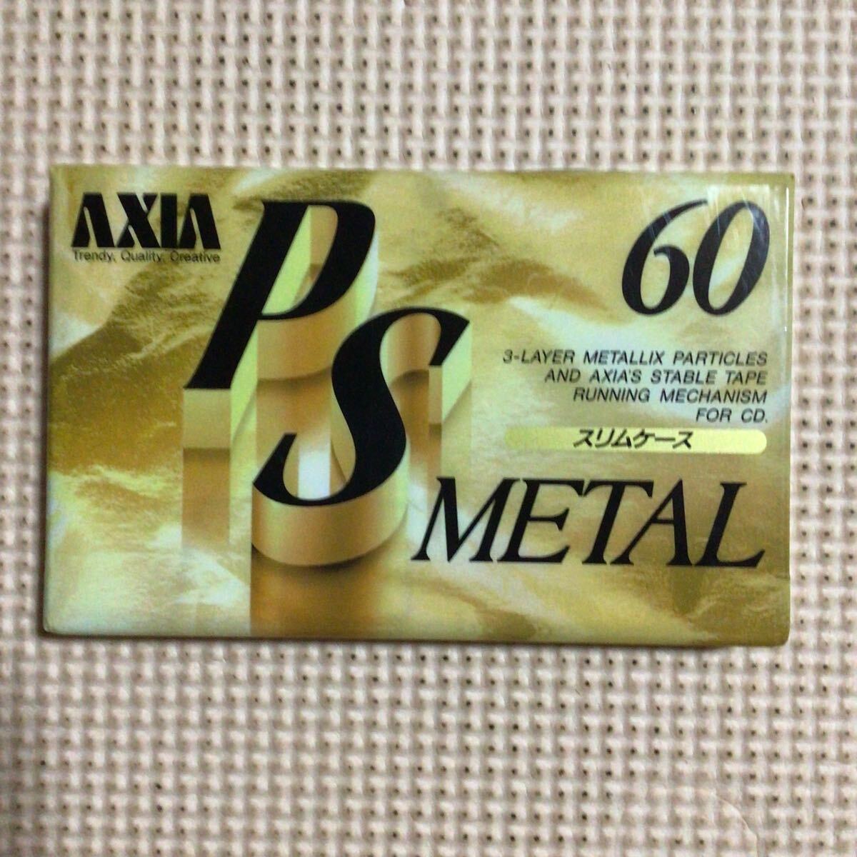 AXIA PS METAL 60 メタルポジション カセットテープ【未開封新品】■■_画像1