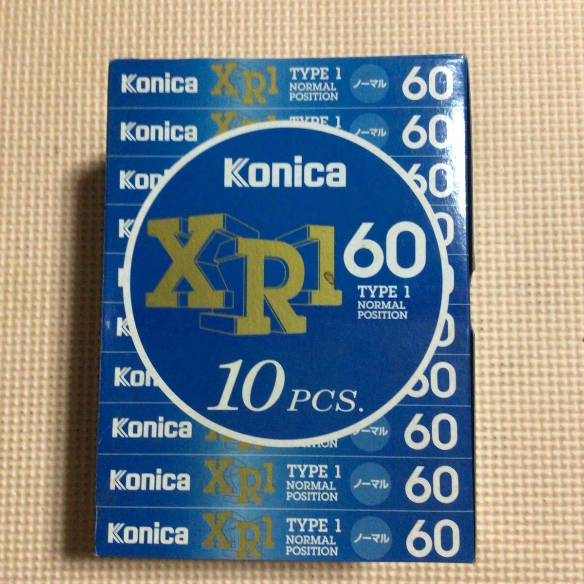 Konica【コニカ株式会社】XR1 60x10【外箱付き】90x6 ノーマルカセットテープ16本セット【未開封新品】★_画像2